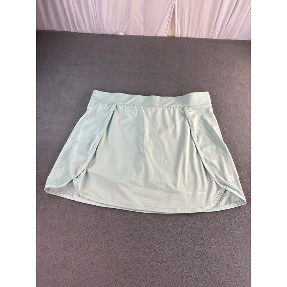 Columbia Golf Omni-Wick Up Next Skort Shorts Tennis Size Large Light‎ Green - Picture 1 of 9